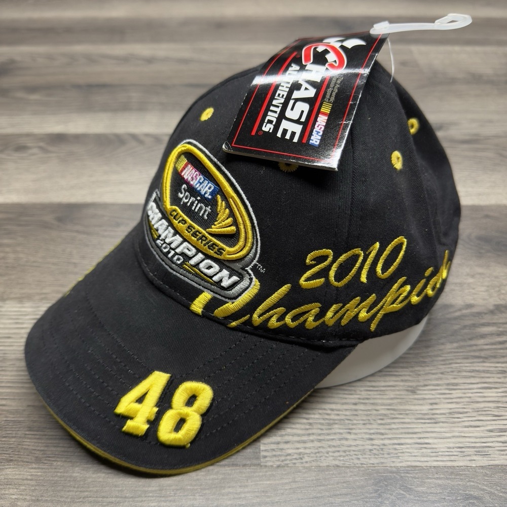 Nascar 2010 Champion Jimmie Johnson #48 Lowe's Racing Baseball Cap Hat New Read